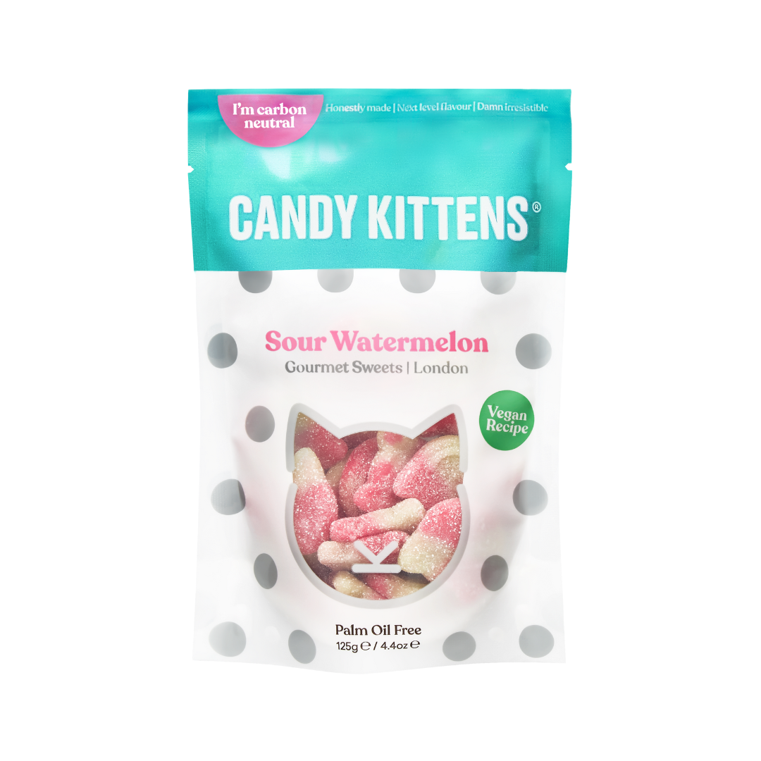 Candy Kittens - Sour Watermelon - 125g - Available on LocoSoco