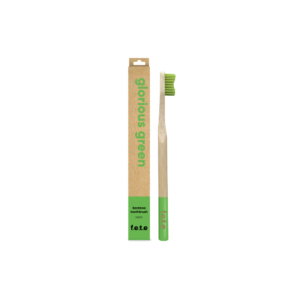Glorious Green Firm Bamboo Toothbrush By F.E.T.E (From Earth to Earth) Available on LocoSoco