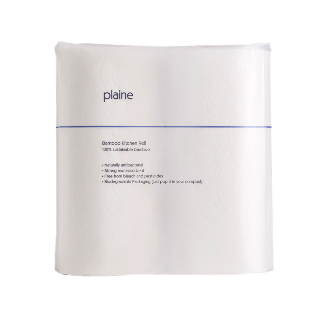 Plaine Bamboo Tissues - Bamboo Kitchen Roll - Available on LocoSoco