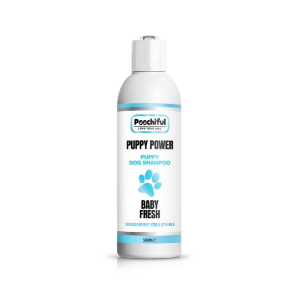 Puppy Power - Puppy Dog Shampoo - Aloe Vera and Vitamin E by Poochiful - Available on LocoSoco